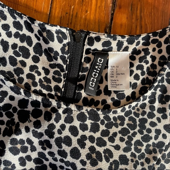 H&M Leopard Print Skater Dress - Picture 2 of 4